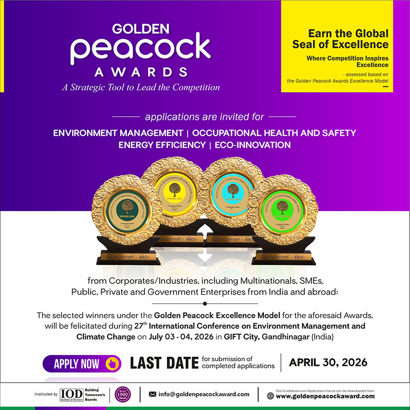 Golden Peacock Award Website