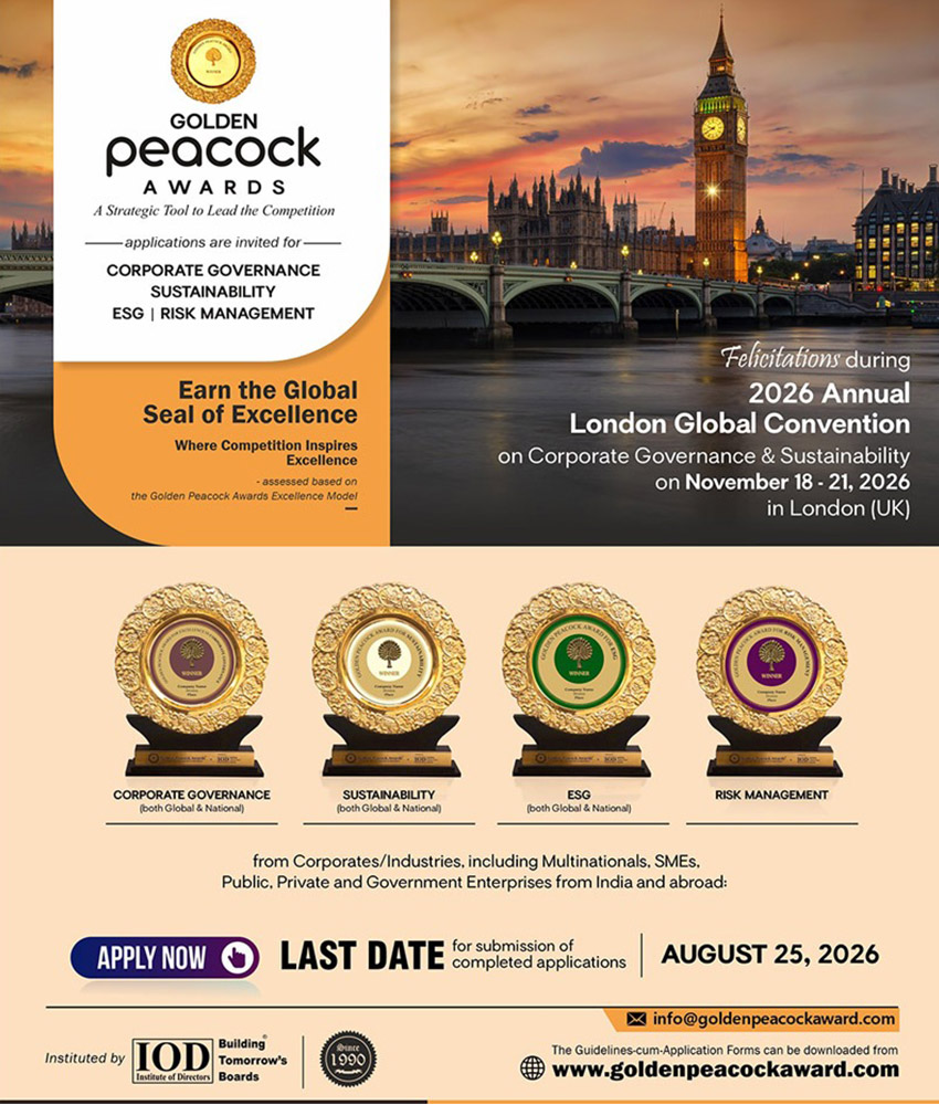 Golden Peacock Award Website