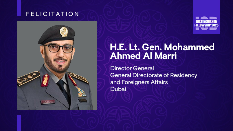 IOD Distinguished Fellowships - H.E. Lt. General Mohammed Ahmed Al Marri