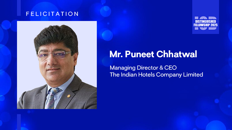 IOD Distinguished Fellowships - Puneet Chhatwal