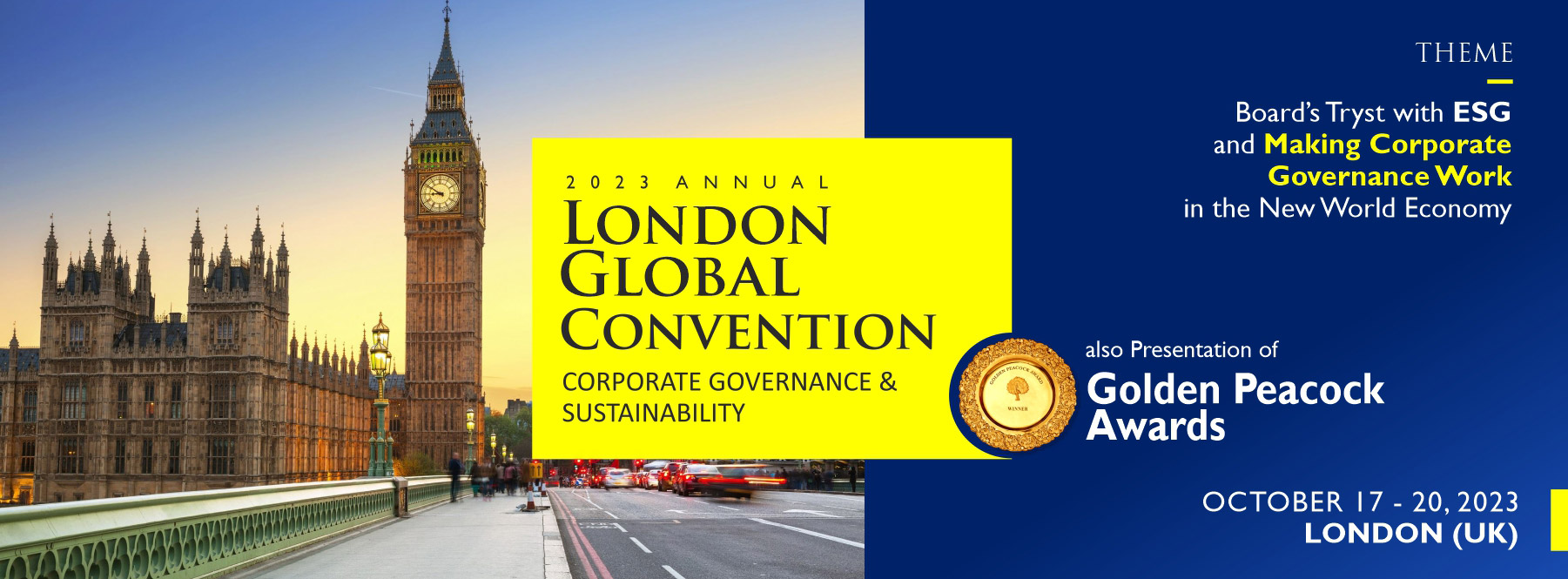 2023 London Global Convention Corporate Governance & Sustainability