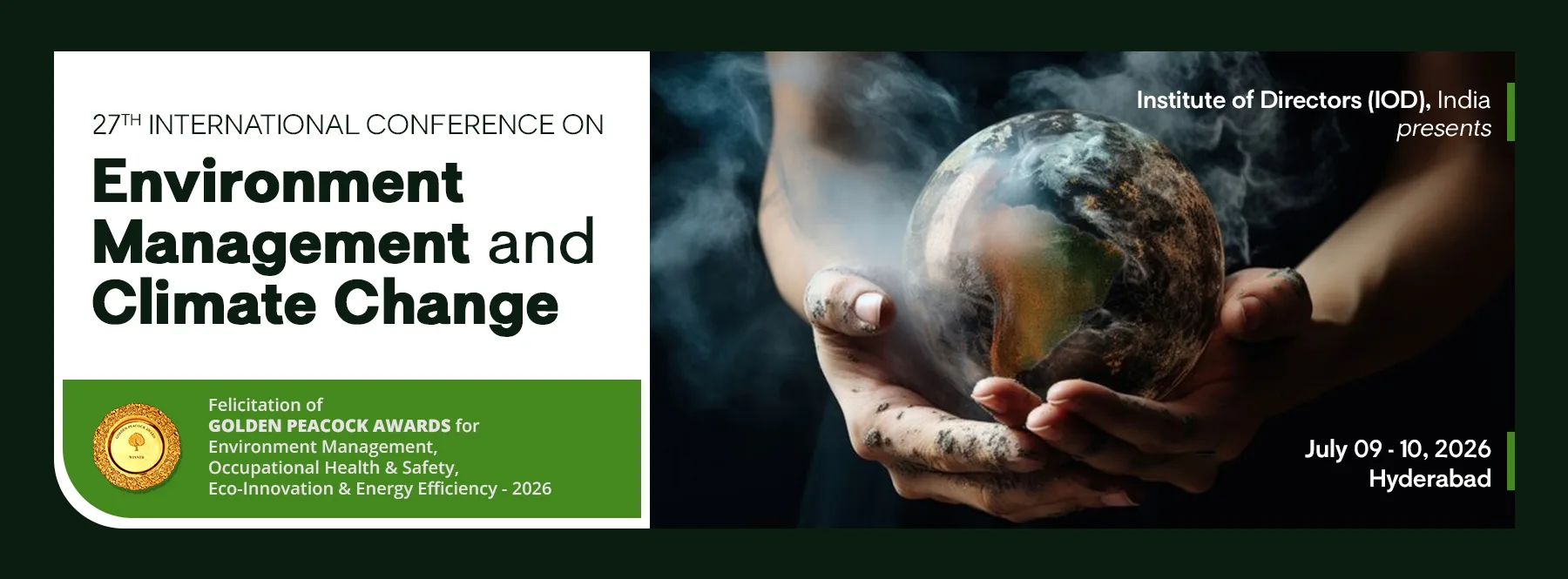 27th International Conference on Environment Management and Climate Change