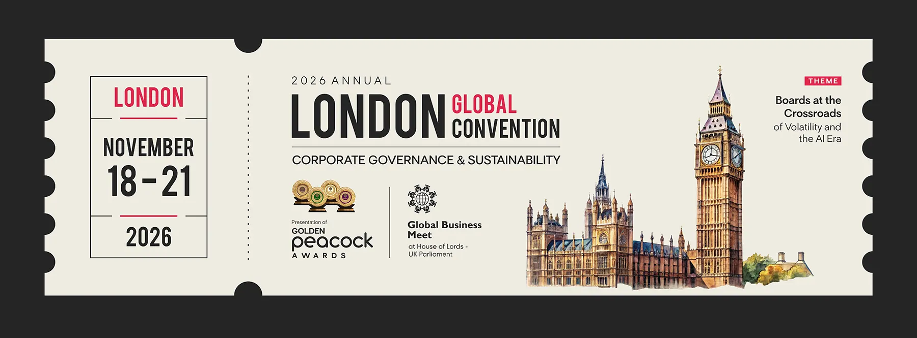 2026 London Global Convention on Corporate Governance & Sustainability