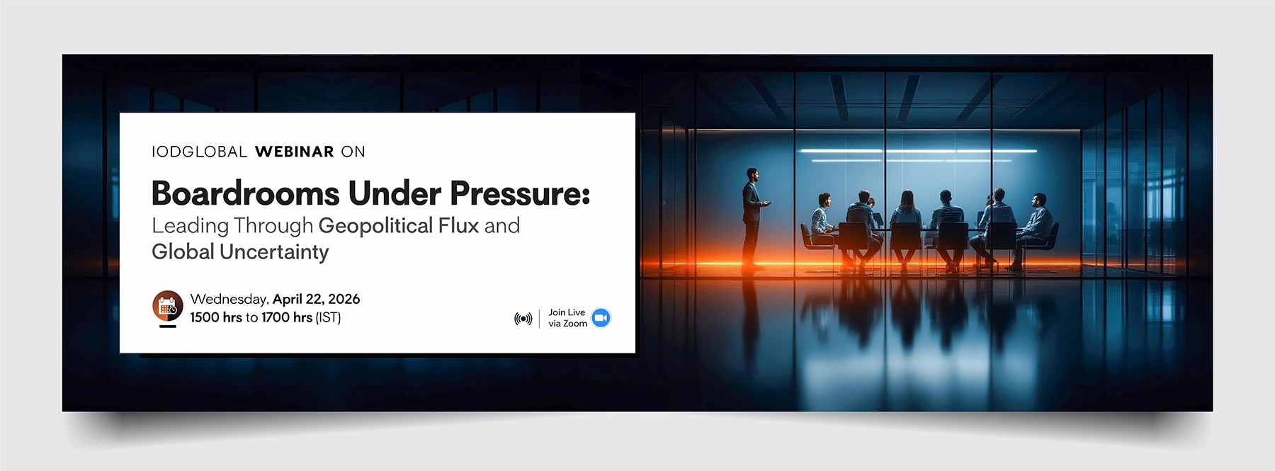 Boardrooms Under Pressure:</br>Leading Through Geopolitical Flux</br>and Global Uncertainty